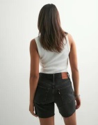 Levi's - Sort - 501 Mid Thigh Short Lunar Blac