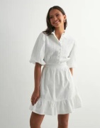 Vero Moda - Hvid - Vmclover 2/4 High Neck Short Dress