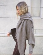 Nelly - Brun - Soft Knit Scarf