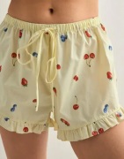 Hunkemöller - Gul - Short Woven Ruffle Fruit