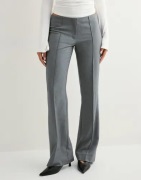 Nelly - Grå - No Waist Flare Suit Pants