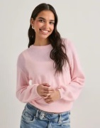 Pieces - Pink - Pcnaomi Ls O-Neck Knit Noos Bc