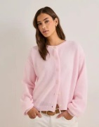 Pieces - Pink - Pcida Ls O-Neck Knit Cardigan Noos