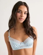 Nelly - Blå - Silky Romance Balconette