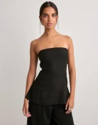 Pieces - Sort - Pcmajse Fitted Bandeau Top Wvn D2D