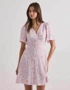 Vero Moda - Pink - Vmalba Ss Short Dress Wvn Ga Noos