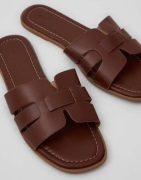 Nelly - Brun - Flat Sandal