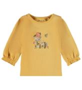 Name It Bluse - NbfDina - Ochre m. Blomster
