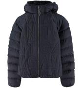 GANT Dynejakke - Logo Quilt Puffer - Navy