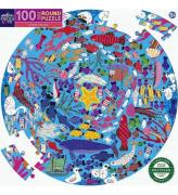 Eeboo Puslespil - 100 Brikker - 50,8 cm - Under The Sea