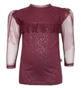 Little Wonders Bluse - Zoe - Burgundy Glitter