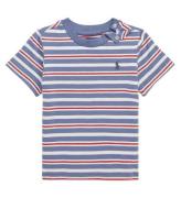 Polo Ralph Lauren T-shirt - SBTS II - BlÃ¥/Hvidstribet