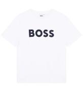 BOSS T-shirt - Hvid m. Navy