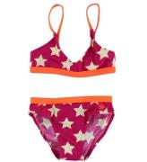 Color Kids Bikini - Pink/Orange m. Stjerner