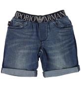 Emporio Armani Shorts - BlÃ¥ Denim