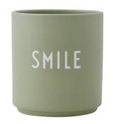 Design Letters Kop - Favourite Cups - PorcelÃ¦n - GrÃ¸n Smile