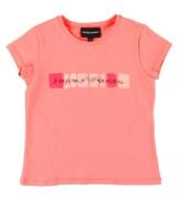 Emporio Armani T-shirt - Koral m. Print