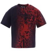 Dolce & Gabbana T-shirt - Animalier - Sort/RÃ¸d Leo