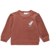 The New Siblings Sweatshirt - Drude - Velour - Chutney