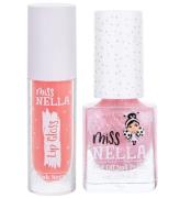 Miss Nella Lip Gloss & Neglelak - Pink Secret