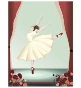 Vissevasse Plakat - 30x40 - Ballerina