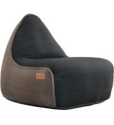 SACKit SÃ¦kkestol - Canvas Lounge Chair - 96x80x70 cm - Sort/Brun