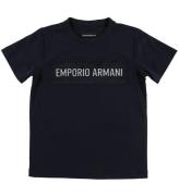 Emporio Armani T-shirt - Navy m. Velour/Glimmer