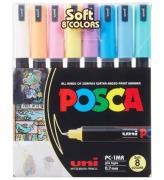 Posca Tuscher - PC-1MR - 8 stk. - AfdÃ¦mpede Farver