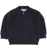 Emporio Armani Cardigan - Bomuld/Uld - Navy