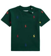Polo Ralph Lauren T-shirt - GrÃ¸n m. Logoer