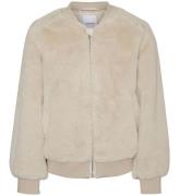 Vero Moda Girl Jakke - Fake Fur - VmSonjamie - Oatmeal