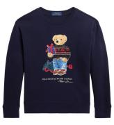 Polo Ralph Lauren Sweatshirt - Holiday - Navy m. Bamse