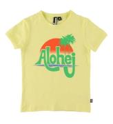 DanefÃ¦ T-shirt - DaneRainbow Ringer - Yellow m. Alohej