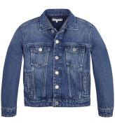 Tommy Hilfiger Denimjakke - U Oversized - Vintagebluewashed