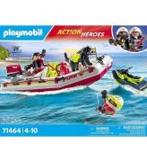 Playmobil Action Heroes - BrandbÃ¥d med Vandscooter - 71464 - 52