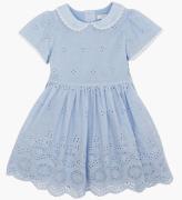 Livly Kjole - Fanny - Embroidery Blue