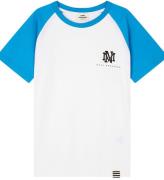 Mads Nørgaard T-shirt - Thorlino - Methyl Blue/White