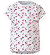 Name It T-Shirt - NmfVigga - Bright White/Cherries