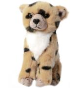 Living Nature Bamse - 17x10 cm - Gepard Unge - Beige/Sort/Hvid