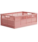 Made Crate Foldekasse - Maxi - 48x33x17,5 cm - Candyfloss Pink