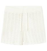 Lil' Atelier Shorts - Strik - NmfJohanna - Coconut Milk m. Hulmø