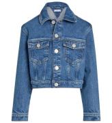 Tommy Hilfiger Denimjakke - Denim Trucker - Midsaltpepper