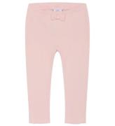 Hust and Claire Leggings - Rib - Le - Icy Pink m. Sløjfe