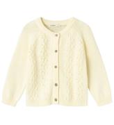 Lil Atelier Cardigan - Strik - NmfKaja - Lemon Icing