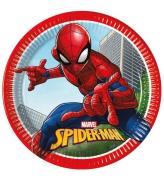 Decorata Party Paptallerkner - 8-pak - 23 cm - Spider-Man Crime