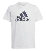 adidas Performance T-shirt - Camo - Hvid