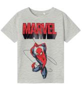 Name It T-shirt - NmmJaba Spiderman - Grey Melange