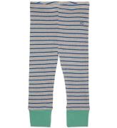 Bobo Choses Leggings - Stripes Waffle - BlÃ¥