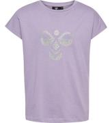 Hummel T-shirt - HmlDiez - Lavender Gray