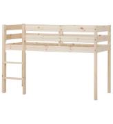Hoppekids Seng - HalvhÃ¸j - ECO Comfort - 166x76x114 cm - Natural